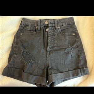 Aeropostale high wasted jean shorts